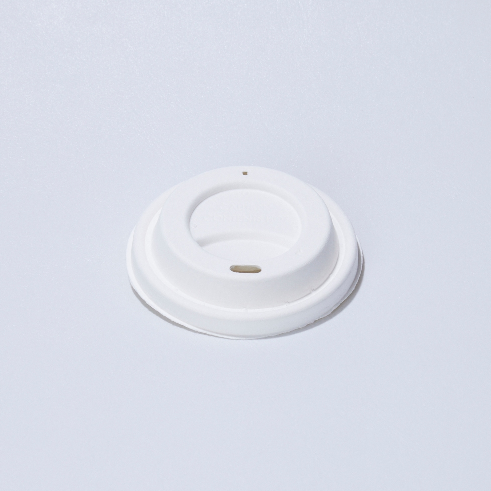 紙コップ・フタ 90パルプリッドホワイト