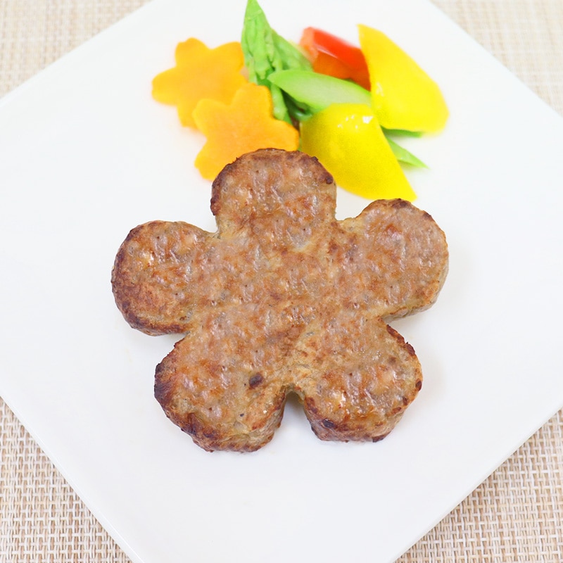 FMうす味花型ハンバーグ