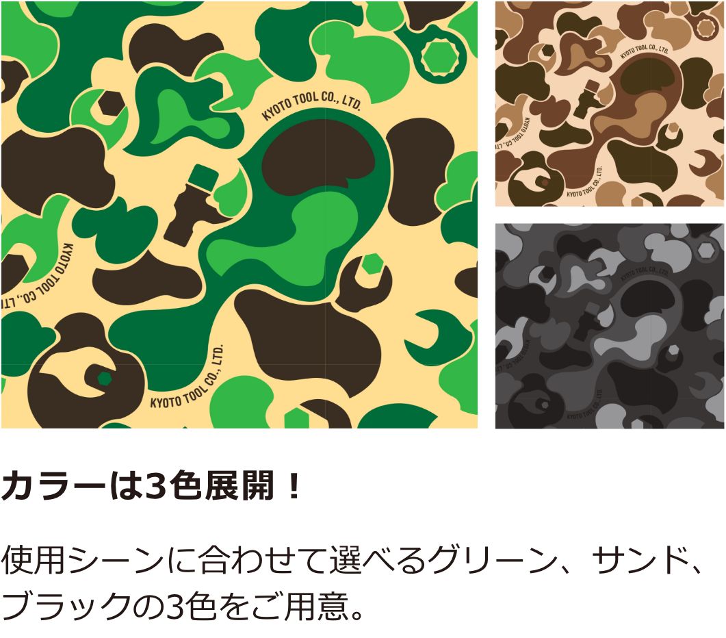 ハイロック × KTC カモフラージュ柄トートバッグ」登場!!