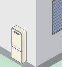 屋外壁掛タイプ