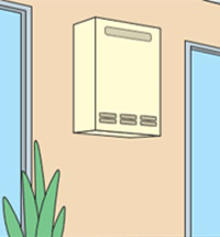 ベランダ壁掛タイプ