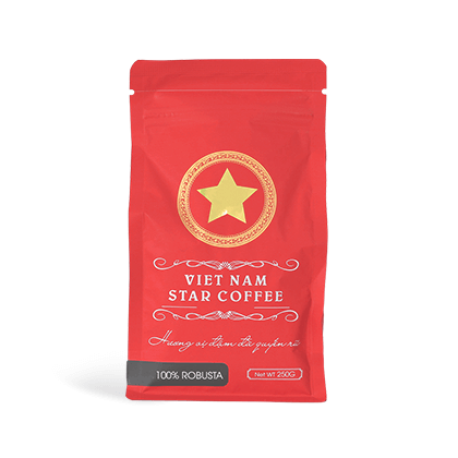 VIETNAM STAR COFFEE 100％ロブスタ(豆 250g)
