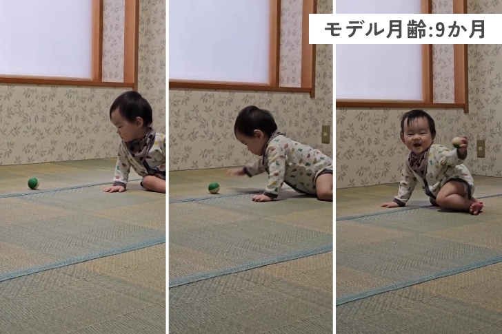 福カエルがコロガル様子3