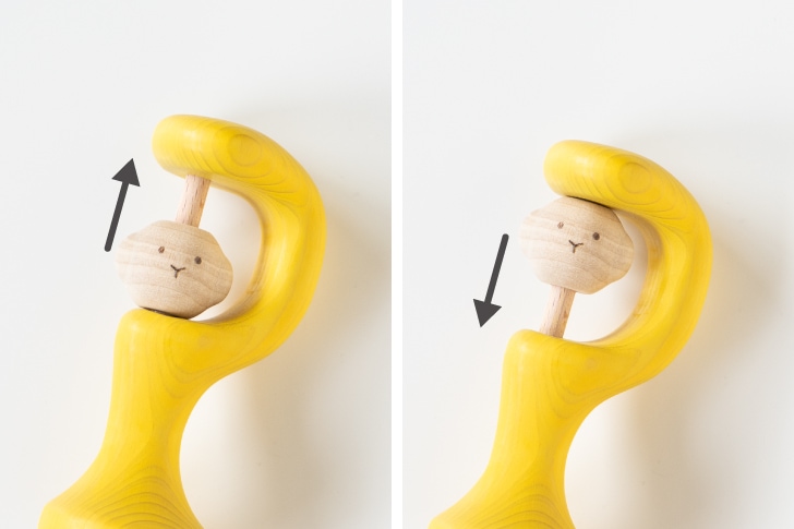 厄がサルがらがらの音