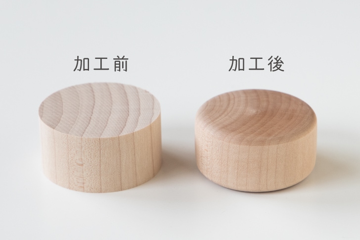 つみきには角がないよう処理しています