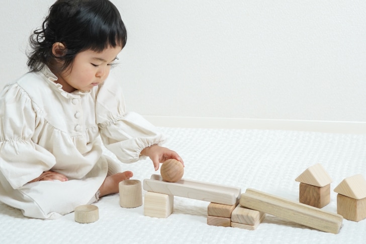 思考力・創造力・構成力等が育まれる積み木