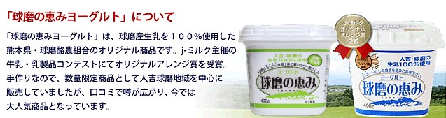 球磨酪農農業協同組合 球磨の恵みヨーグルト 加糖X2個・無糖X2個（４個セット） 【肥後の食彩工房】