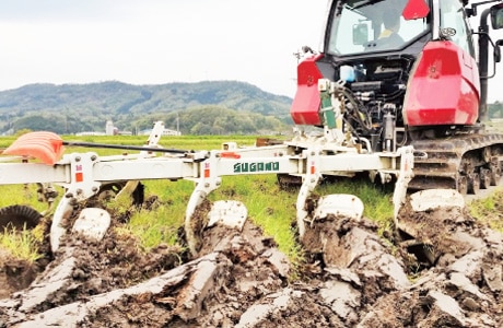 Photo of cultivation with a plow