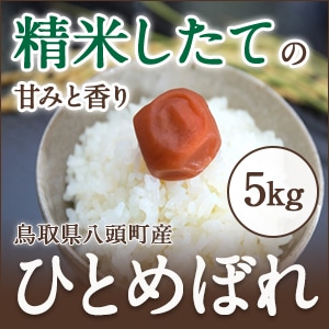 鳥取・田中農場のひとめぼれ白米5kg【優しい味わいでどんな料理にも相性の良いお米】