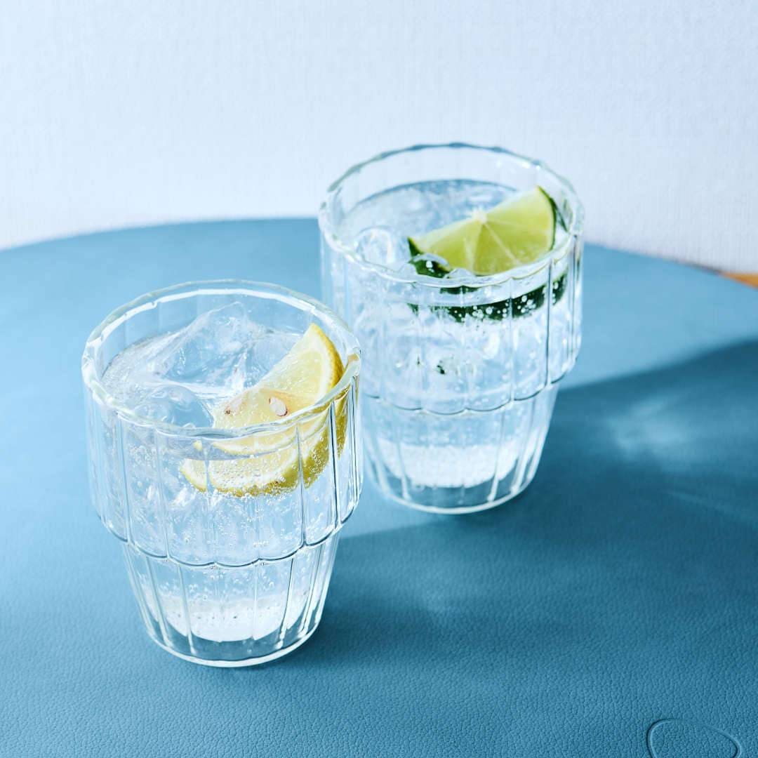 HARIO】ダブルウォールスタックグラスライン 2個セット｜キッチン用品