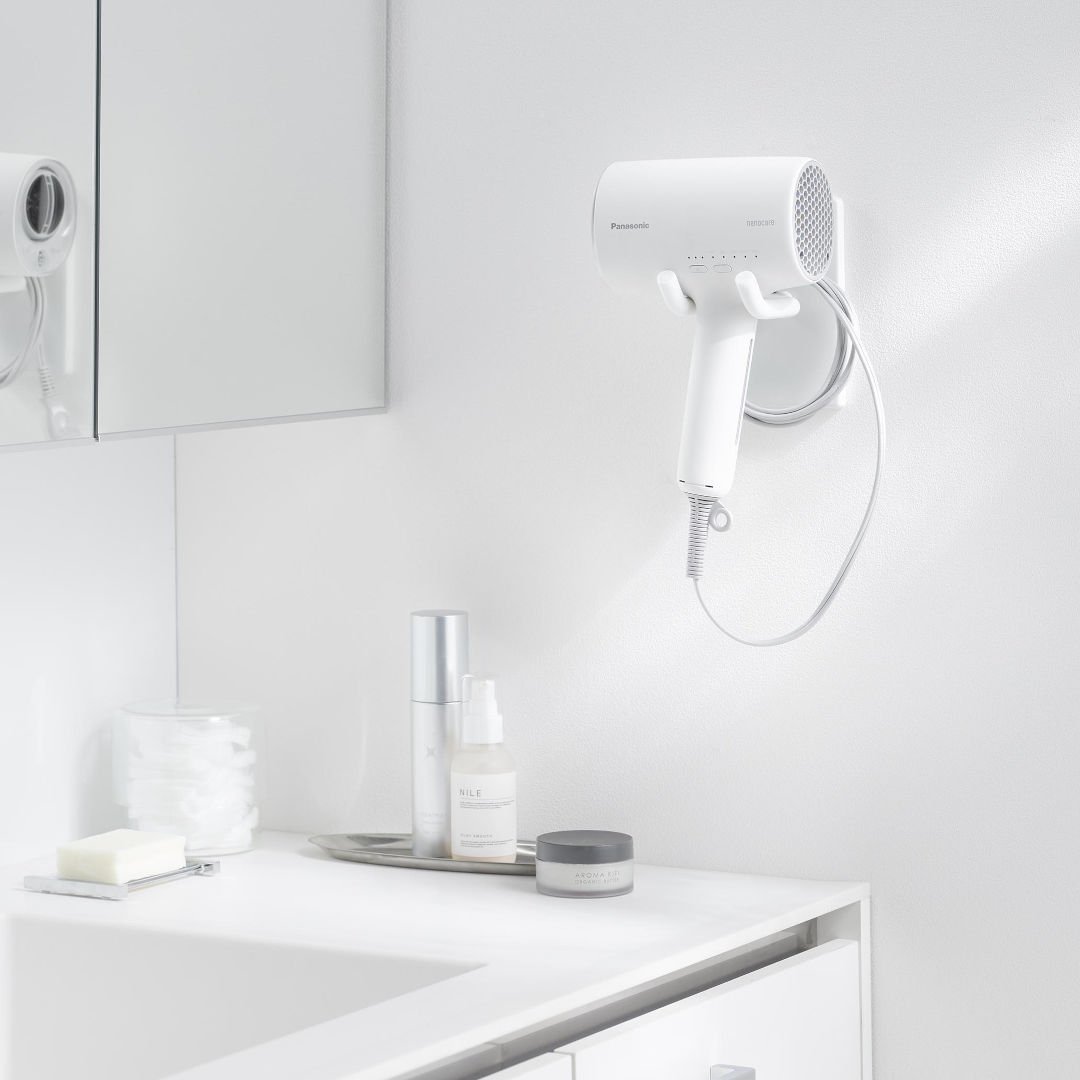 サロンカウンター　壁掛けドライヤー付き　特注品　ガラス サロンカウンター 壁掛けドライヤー付き 特注品 ガラス サロン