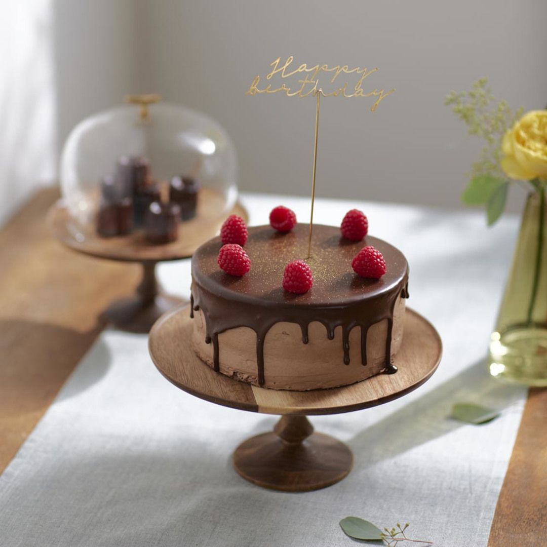 使うほどに味わいが増す アカシアウッドのケーキスタンド(S) シセイ shesay
