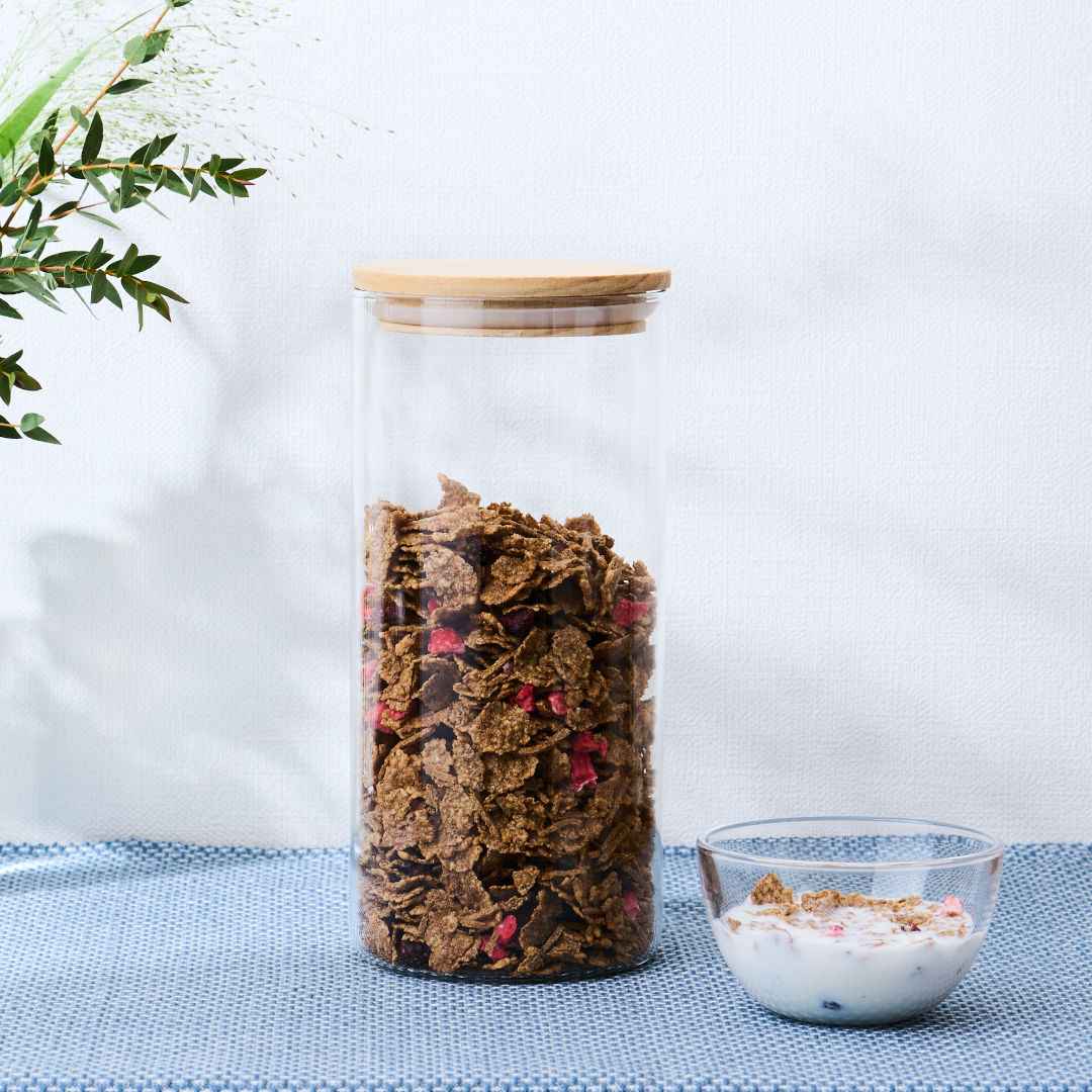 木蓋耐熱キャニスター 1300ml｜キッチン用品,保存容器・調味料入れ