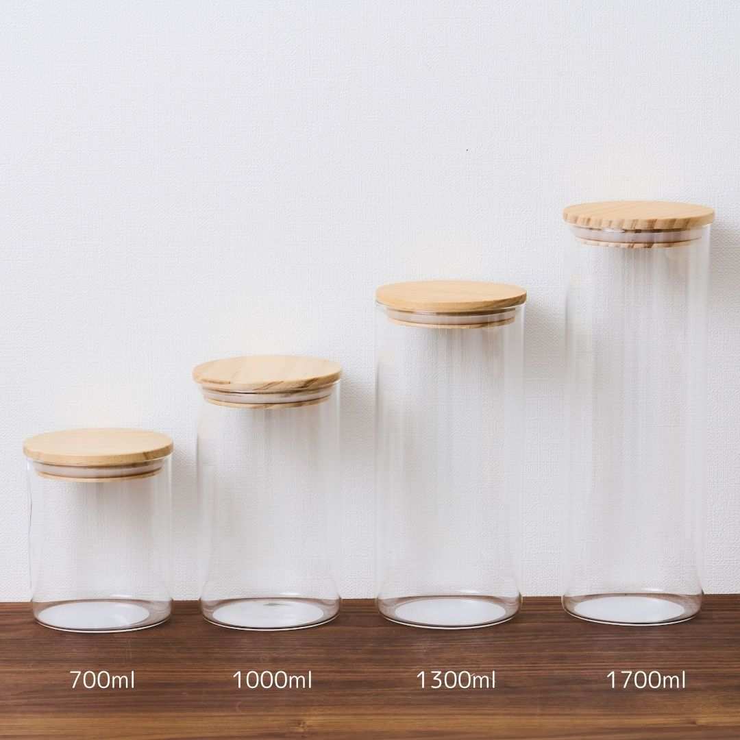 木蓋耐熱キャニスター 1300ml -