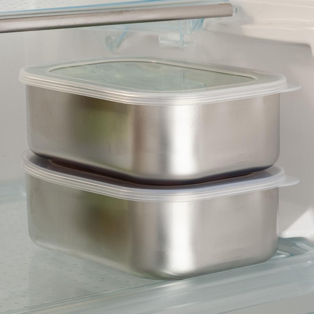 保存容器✨5個セット ガラス ワンプッシュ 密閉容器 耐熱ガラス 5点セット