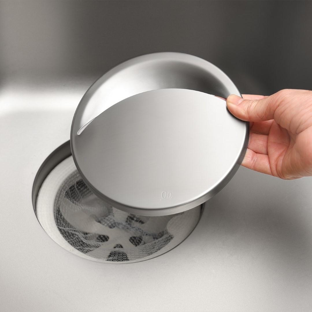 AUX】 抗菌ステンレス排水口カバー｜キッチン用品,水切りかご・水切り