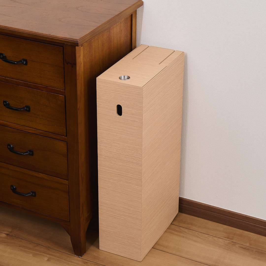 バスク ダストBOXスリムタワー 20L｜ゴミ箱・ダストボックス,フタ付き