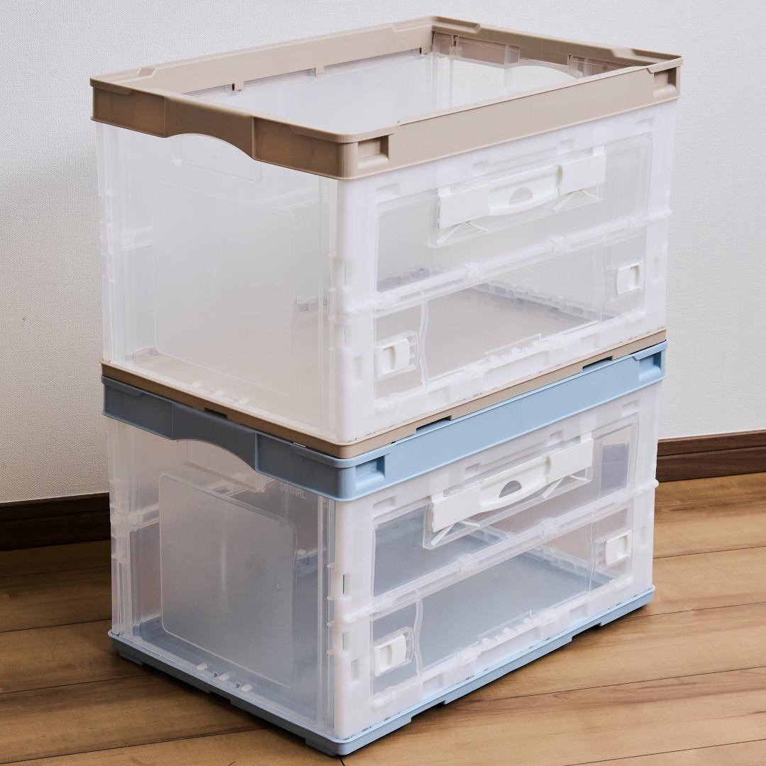 折り畳みコンテナ片扉 長辺開き｜リビング用品,収納,ツールボックス