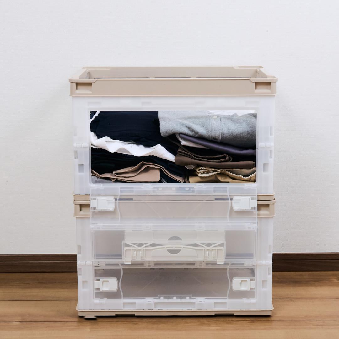 折り畳みコンテナ片扉 長辺開き｜リビング用品,収納,ツールボックス