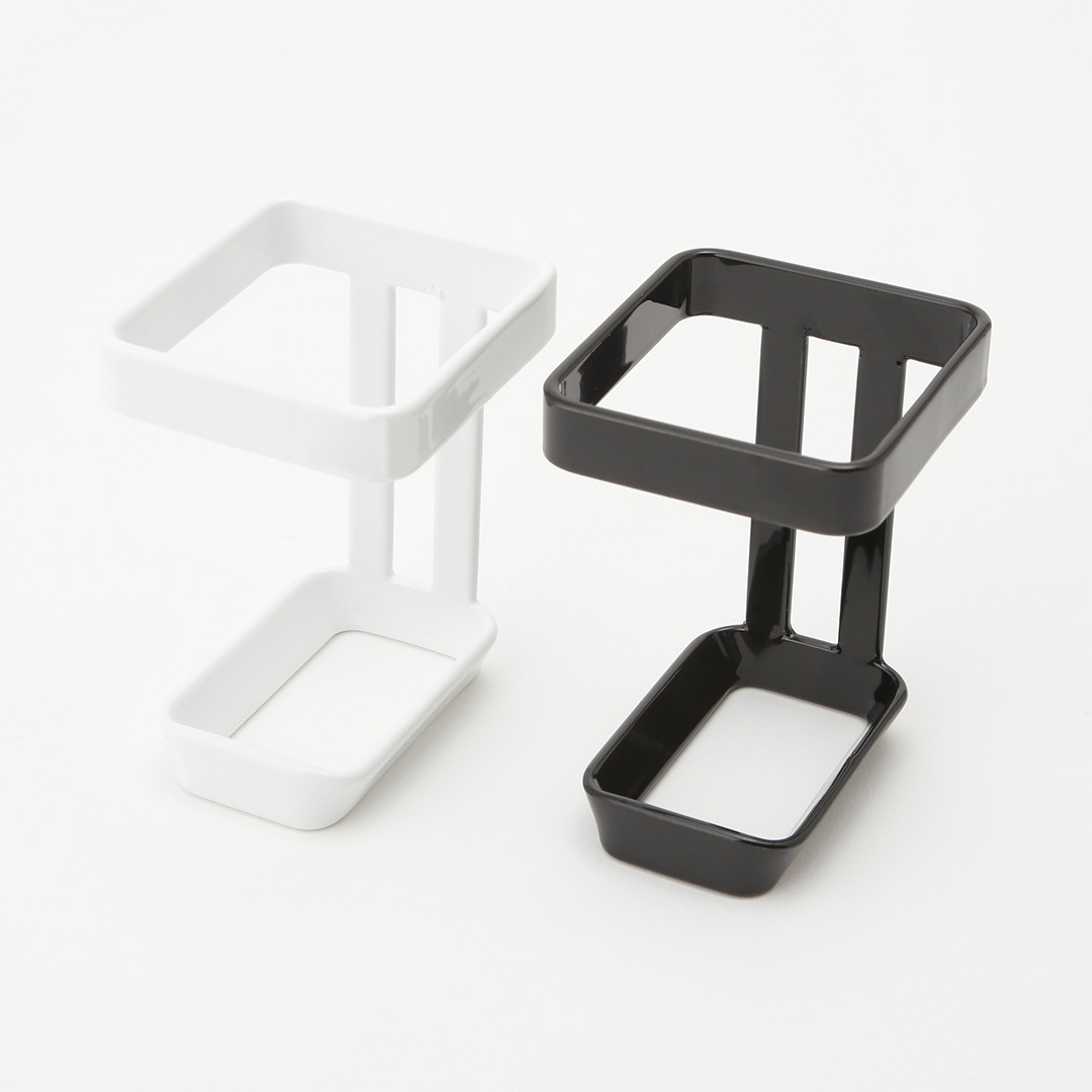 吸盤バスルーム電動シェーバーホルダー タワー ブラック おすすめ 人気商品 Kurasso クラッソ