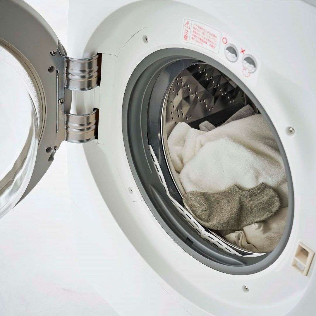 Plate】 ドラム式洗濯機ドアパッキン小物挟まり防止カバー ホワイト