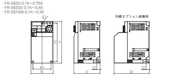 三菱電機 FR-E820-0.1K-1通販】設備プロ王国公式通販