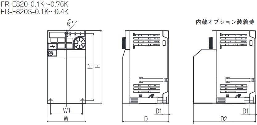 超目玉】 設備プロ王国 長期欠品中 三菱電機 インバータ FR-E840-0.75K-1 E800シリーズ 三相400V 0.75kW  三相モーター制御用 インバーター