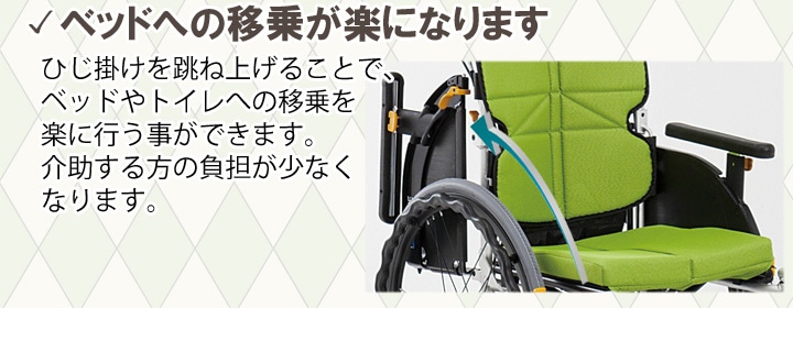 低床型 自走用車いす NEXT-50B「ネクストコア-ミニモ 自走用」 | 車いす通販のロッキー