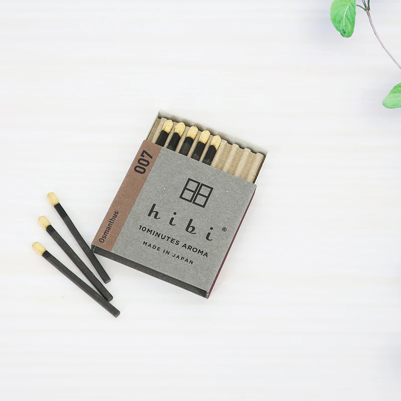 hibi Fragrant olive 007 金木犀 レギュラーボックス８本入り（専用マット付）