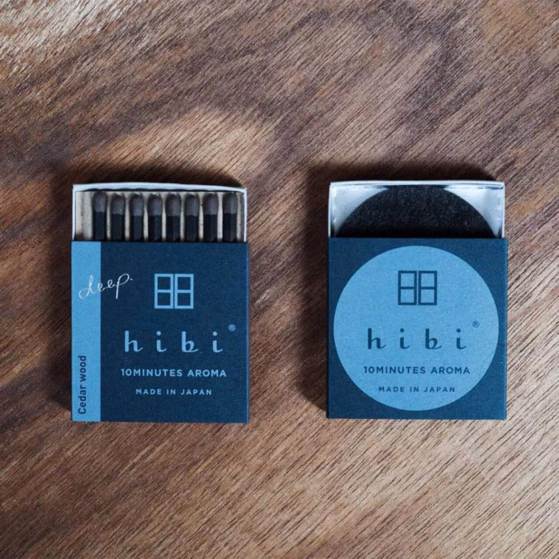 hibi deep. シダーウッド レギュラーボックス8本入り(専用マット付)