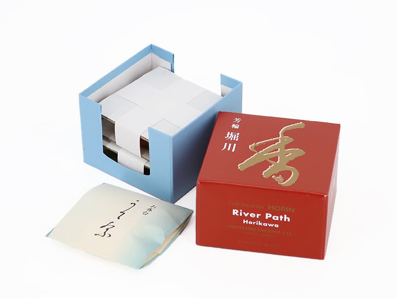 銘香 芳輪 堀川 10枚入り 渦巻き型