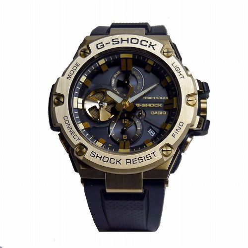 G-SHOCK G-STEEL ソーラー腕時計 GST-B100GB-1A9JF スマートフォン