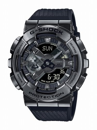 CASIO G-SHOCK ブラック アナログ・デジタル腕時計 GM-110BB-1AJF