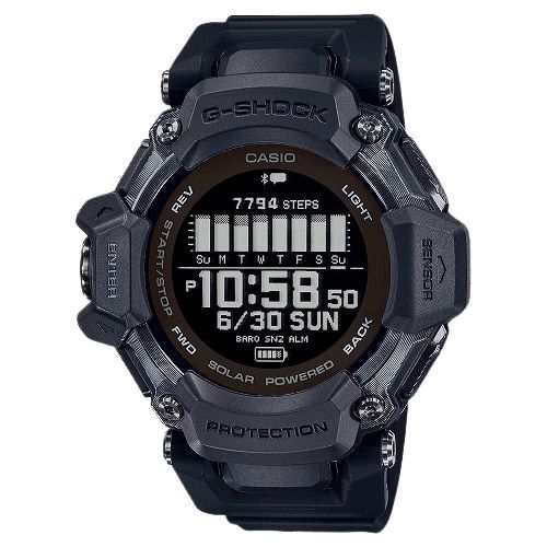 CASIO G-SHOCK ジー・スクワッド 心拍計 GPS機能 Bluetooth 搭載 ソーラー腕時計 GBD-H2000-1BJR メンズ　 国内正規品-腕時計通販かわしま