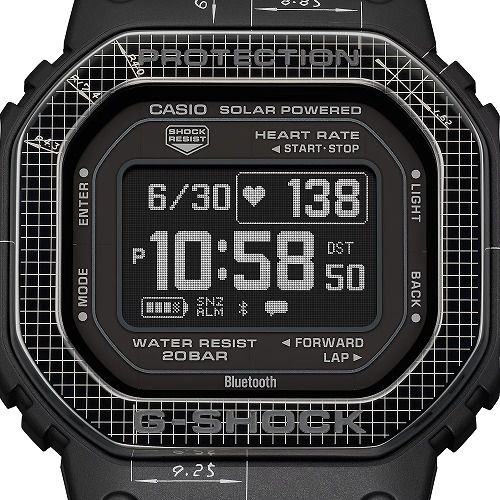 G-SHOCK G-SQUAD DW-H5600EX-1JR スマートフォンリンク 交換用ベゼル