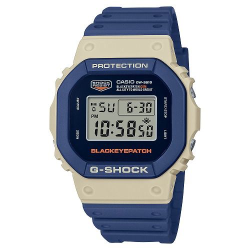 CASIO G-SHOCK DW-5610BEP-2JR メンズ BlackEyePatchコラボモデル