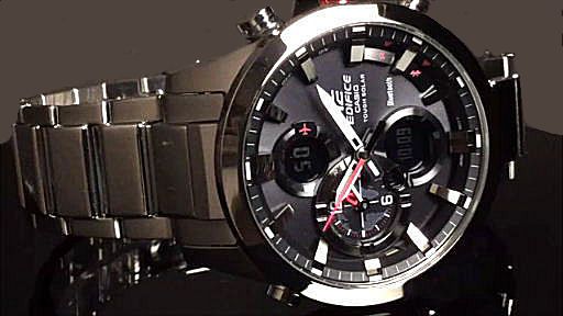 カシオ エディフィス ソーラー腕時計 CASIO EDIFICE ECB-500D-1AJF ...