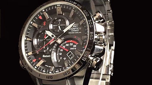 カシオ エディフィス ソーラー腕時計 EQB-501XD-1AJF TIME TRAVELLER モバイルリンク機能搭載 メンズ　国内正規品  【動画有】-腕時計通販かわしま