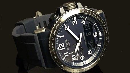 カシオ　プロトレック　アナログ・デジタル　ソーラー電波腕時計 PRW-50YFE-2AJR　メンズ 国内正規品-腕時計通販かわしま