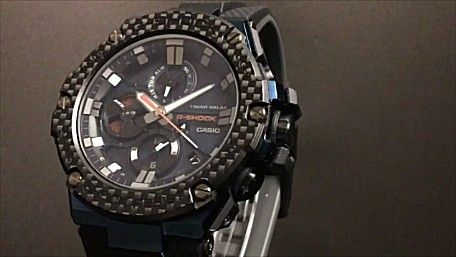 カシオGショックＧスチール ソーラー腕時計 GST-B100XB-2AJF