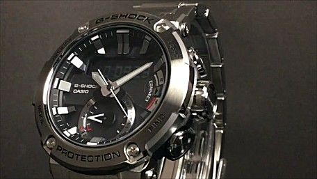 CASIO G-SHOCK G-STEEL ソーラー腕時計 GST-B200D-1AJF スマートフォン リンク メンズ　国内正規品-腕時計通販かわしま
