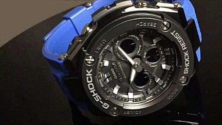 G-SHOCK GST-W300G-2A1JF メンズ ブルー 時計 腕時計(デジタル) 時計