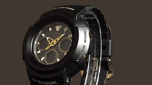 カシオGショック黒金 ソーラー電波腕時計 CASIO G-SHOCK　AWG-M510SBG-1AJF