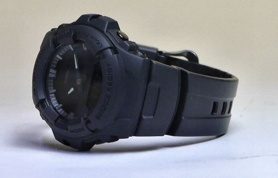 カシオGショック黒 アナログ・デジタル腕時計 G-100BB-1AJF　メンズ　国内正規品　限定品　【動画有】-腕時計通販かわしま