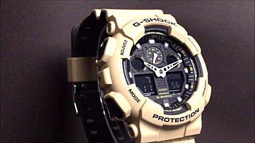 カシオGショック アナログ・デジタル腕時計 CASIO G-SHOCK GA-100L-8AJF