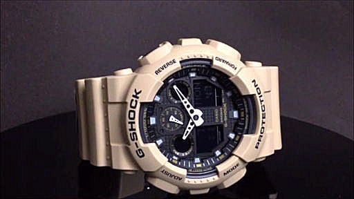 カシオGショック　アナログ・デジタル腕時計 Layered Color Series GA-100L-8AJF　メンズ　国内正規品  【動画有】-腕時計通販かわしま