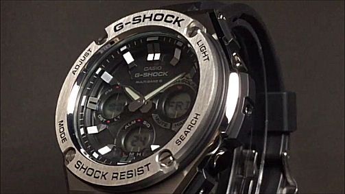 カシオGショック　Ｇスチール　ソーラー電波腕時計 GST-W110-1AJF　メンズ　国内正規品 【動画有】-腕時計通販かわしま