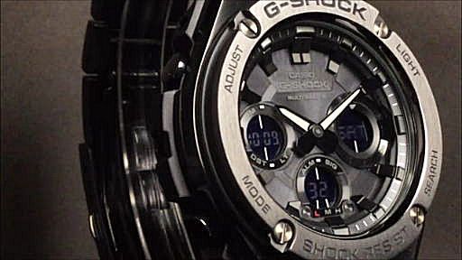 カシオGショック Ｇスチール ソーラー電波腕時計 CASIO G-SHOCK G ...