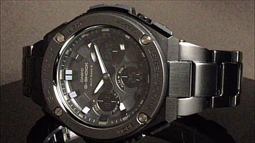 カシオGショック Ｇスチール ソーラー電波腕時計 CASIO G-SHOCK G-STEEL GST-W110BD-1BJF