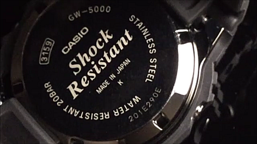 カシオGショック ソーラー電波腕時計 CASIO G-SHOCK GW-5000-1JF